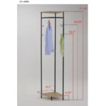 Camrey+Corner+Garment+Rack+Hall+Tree